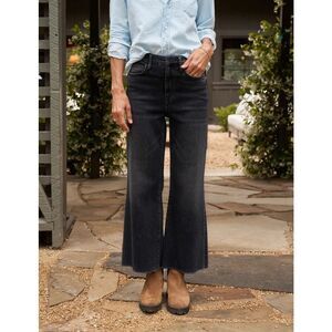 Frank & Eileen Galway Wide-Leg Jean 1981 Wash size 27 Black Denim